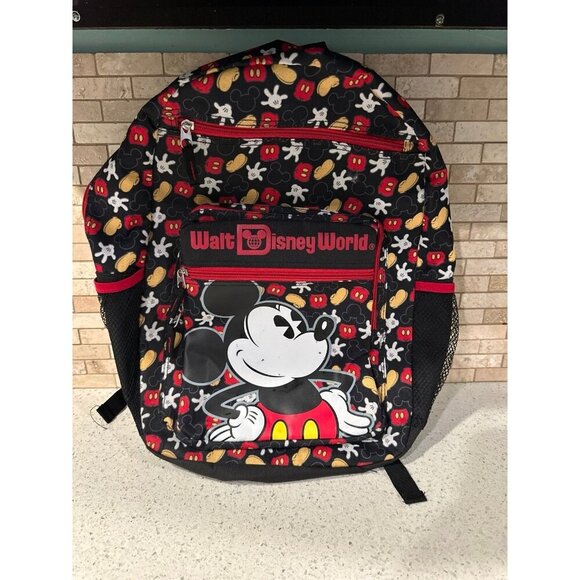 Walt Disney World backpack Black authentic park backpack discontinued - Picture 1 of 4